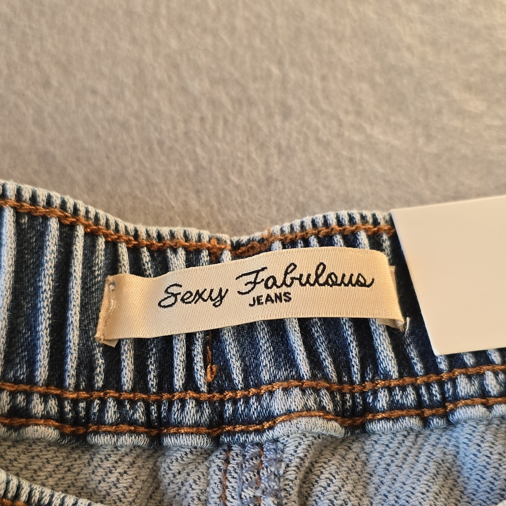 Blue Wide Leg Jeans - Picture 3 of 8